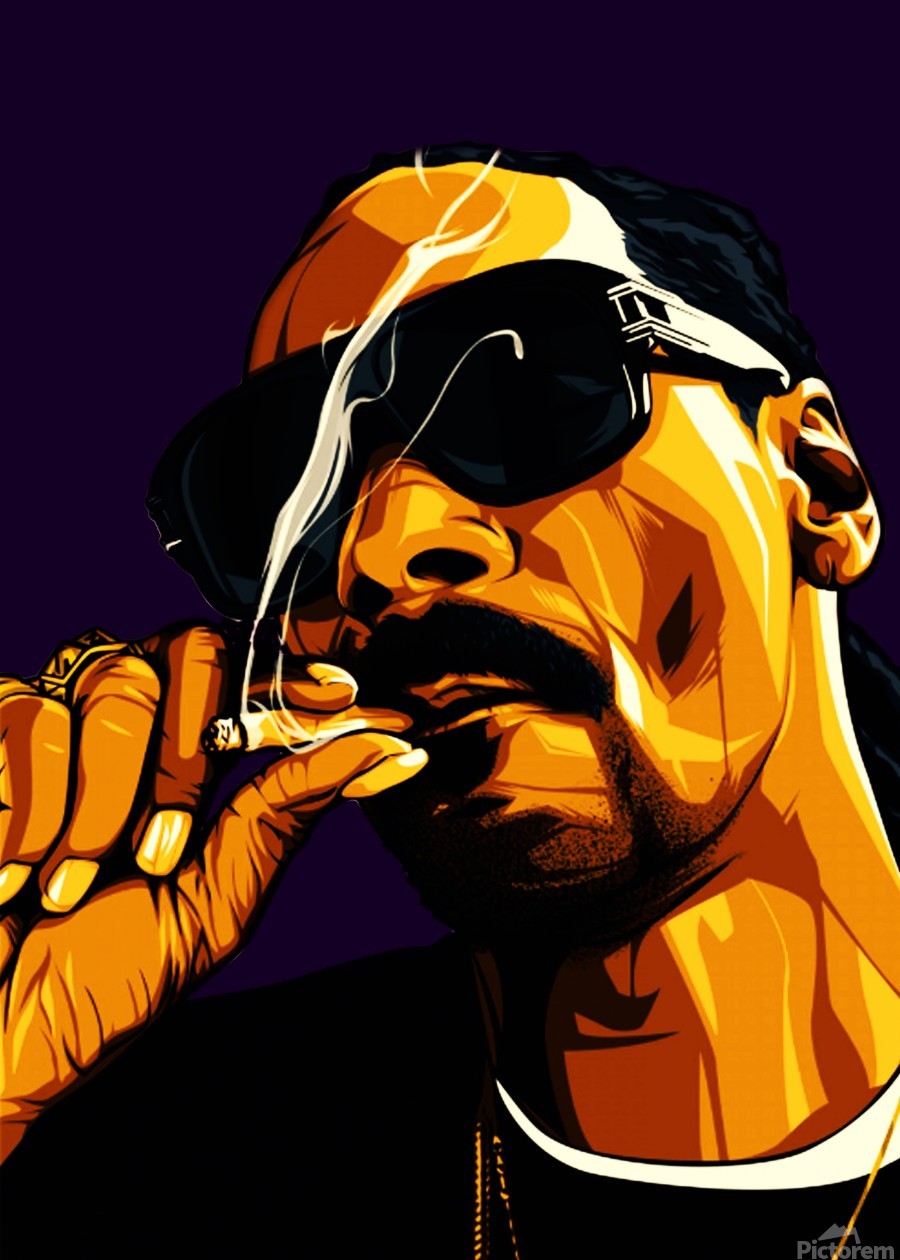 Snoop Dogg by Coolbits Artworks Wall Art