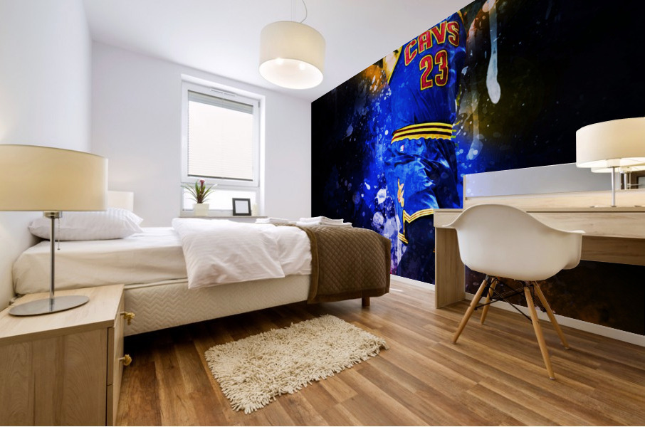 Lebron James Mural print