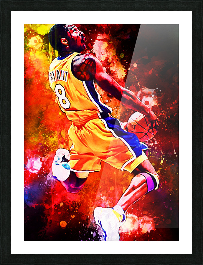 Kobe Bryant Picture Frame print
