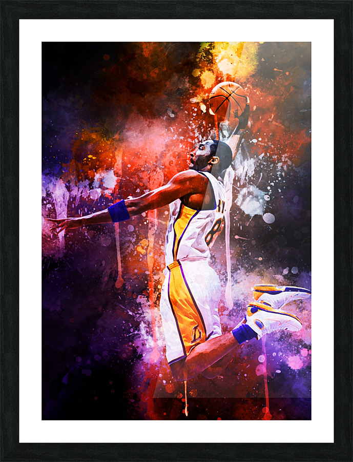 Kobe Bryant Picture Frame print