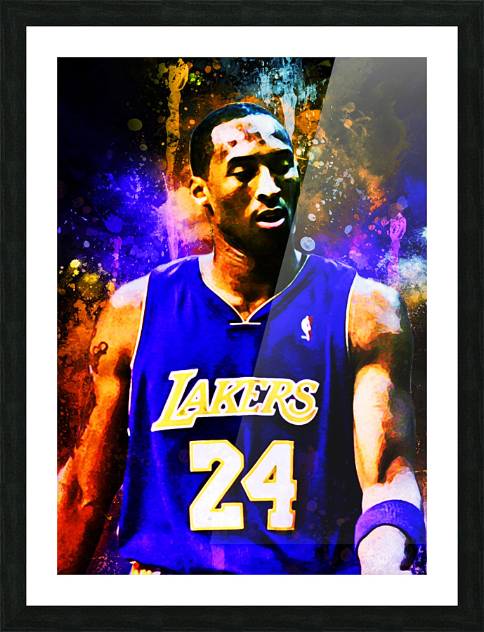 Kobe Bryant Picture Frame print