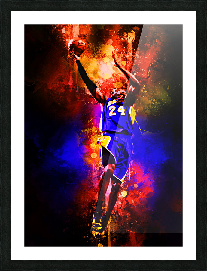 Kobe Bryant Picture Frame print