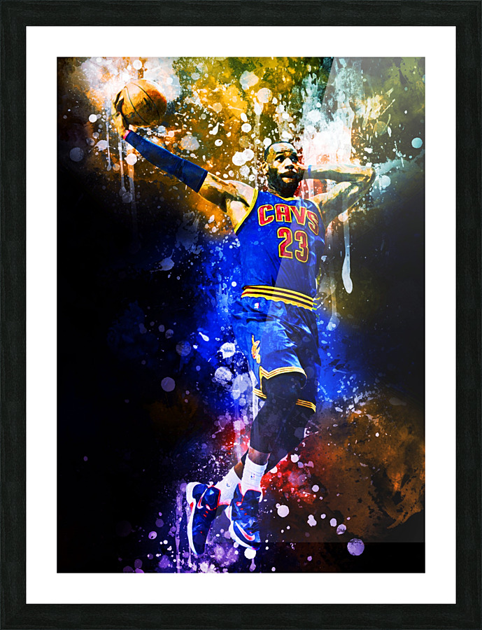 Lebron James Picture Frame print
