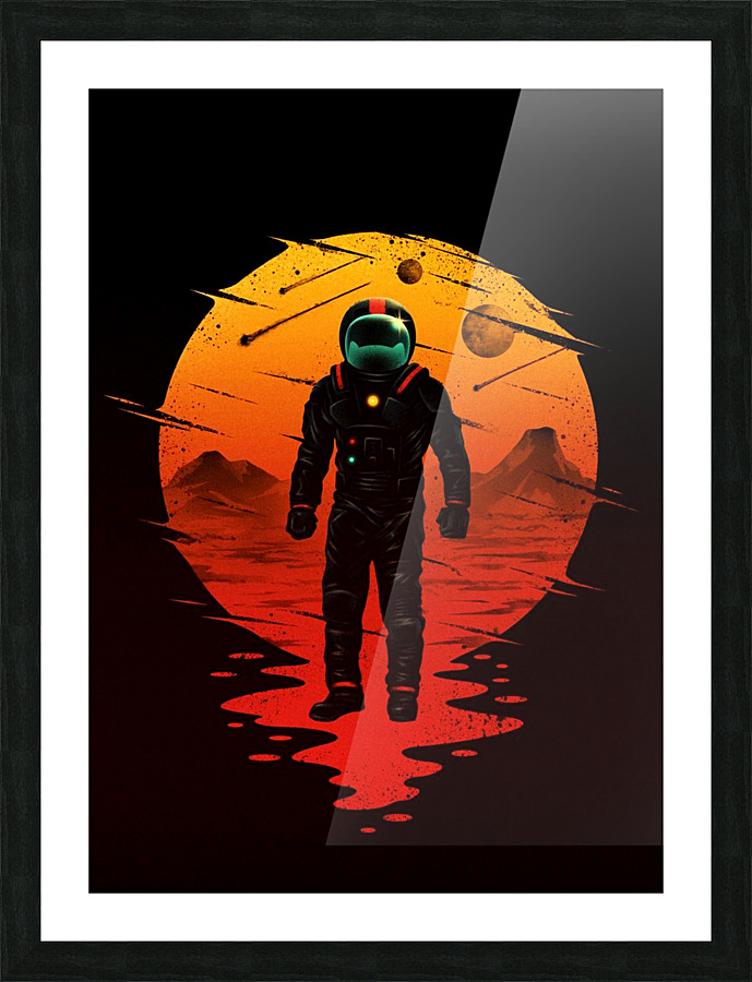 Astronaut Picture Frame print