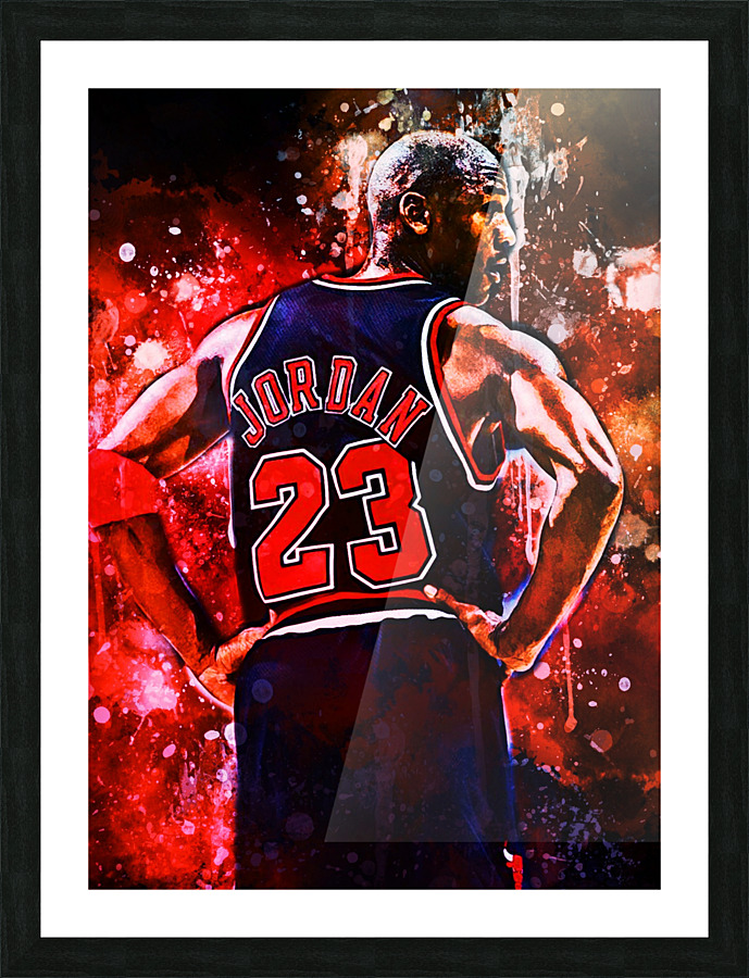 Michael Jordan Picture Frame print