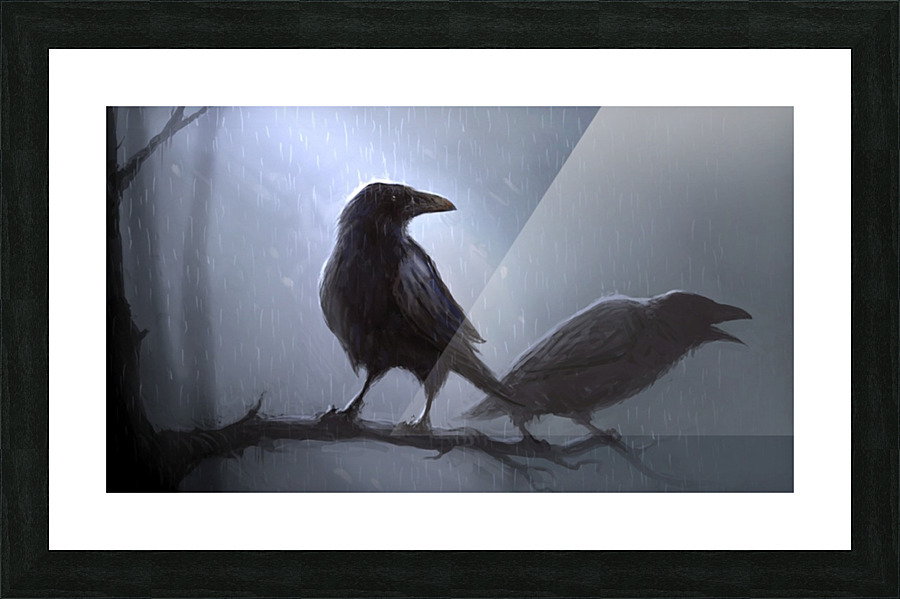 Crows Picture Frame print