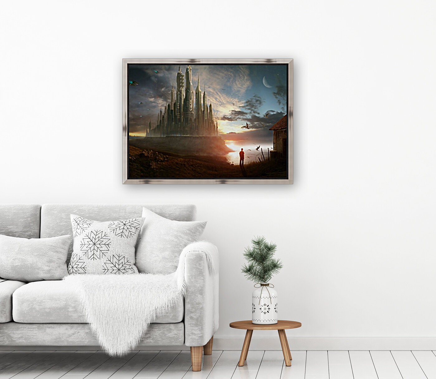 City Skyscraper Landscape Reproduction