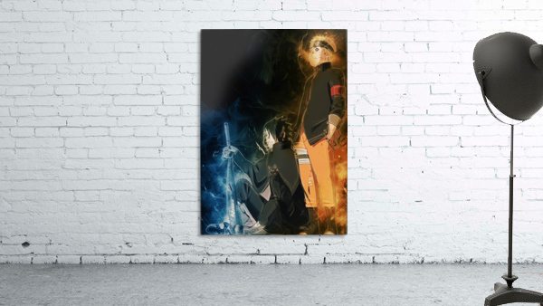 Naruto and Sasuke Wall Preview