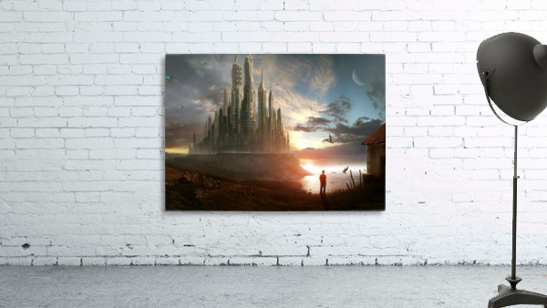 City Skyscraper Landscape Wall Preview