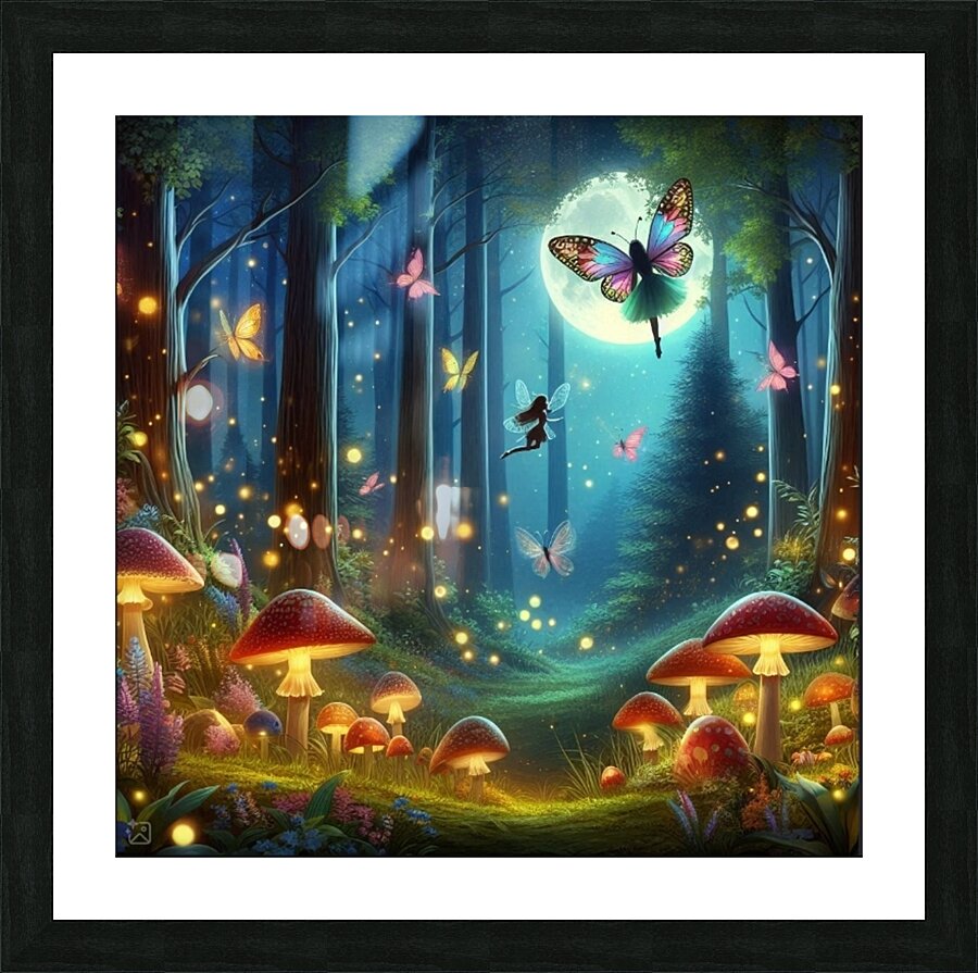 Faeries Picture Frame print