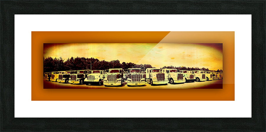 Truck show Picture Frame print