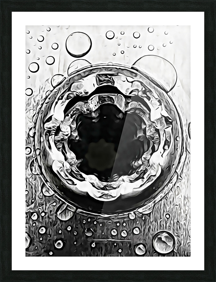 Teardrop pooch Picture Frame print