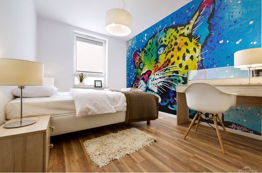 Yaguarete Mural print