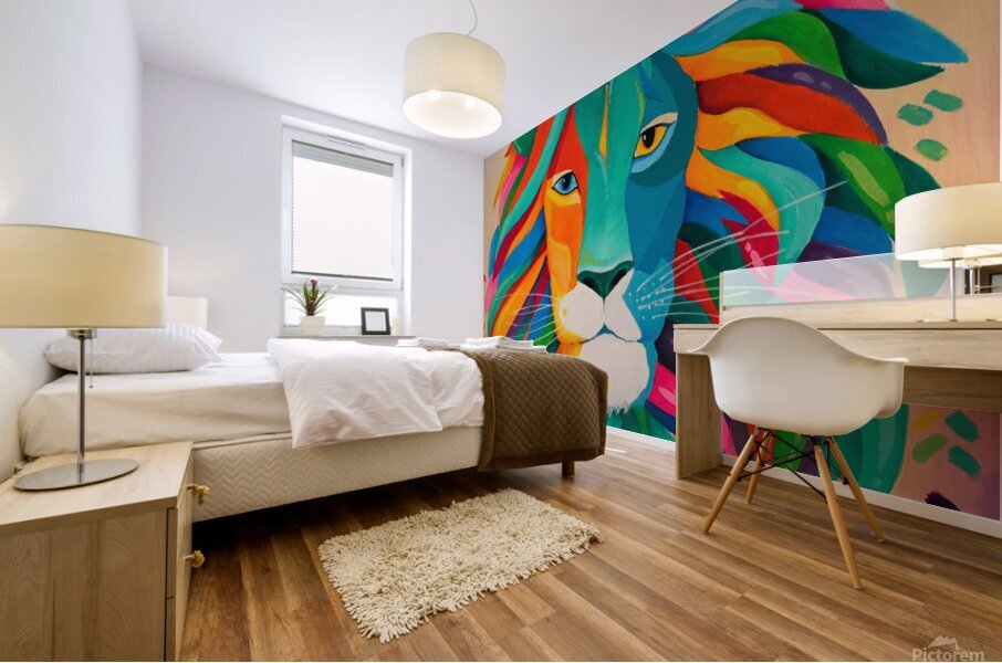 Leon Mural print