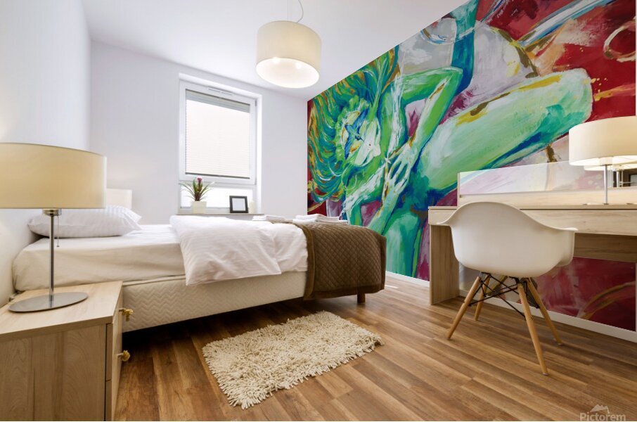 Landing Mural print