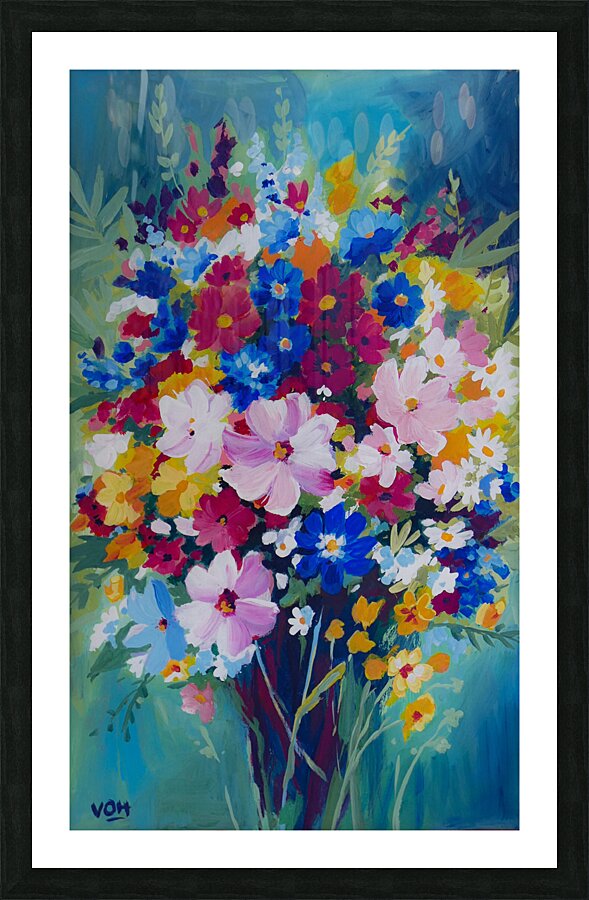 Bouquet III Picture Frame print