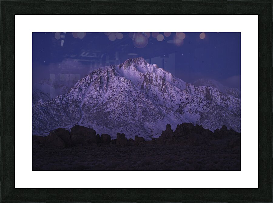 Lone Pine Peak Picture Frame print