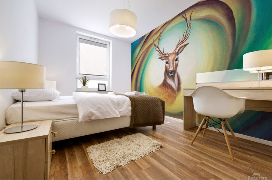 Deer Mural print