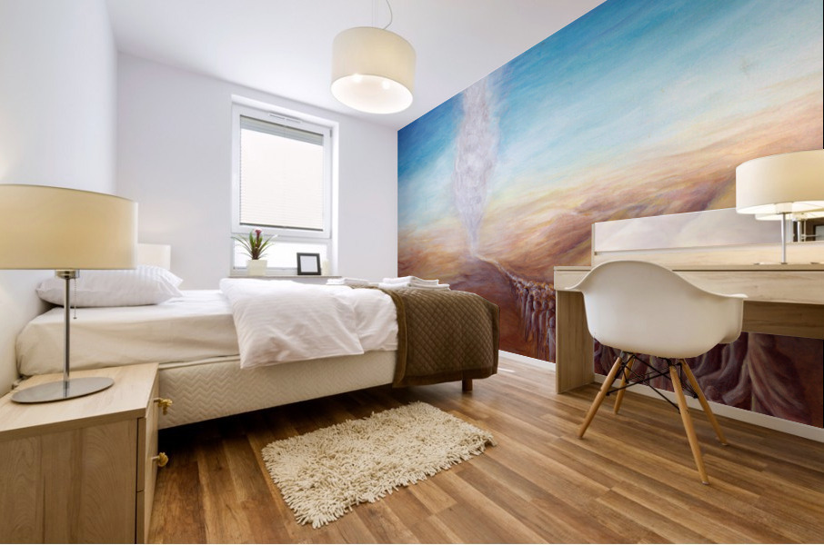 Follow me Mural print