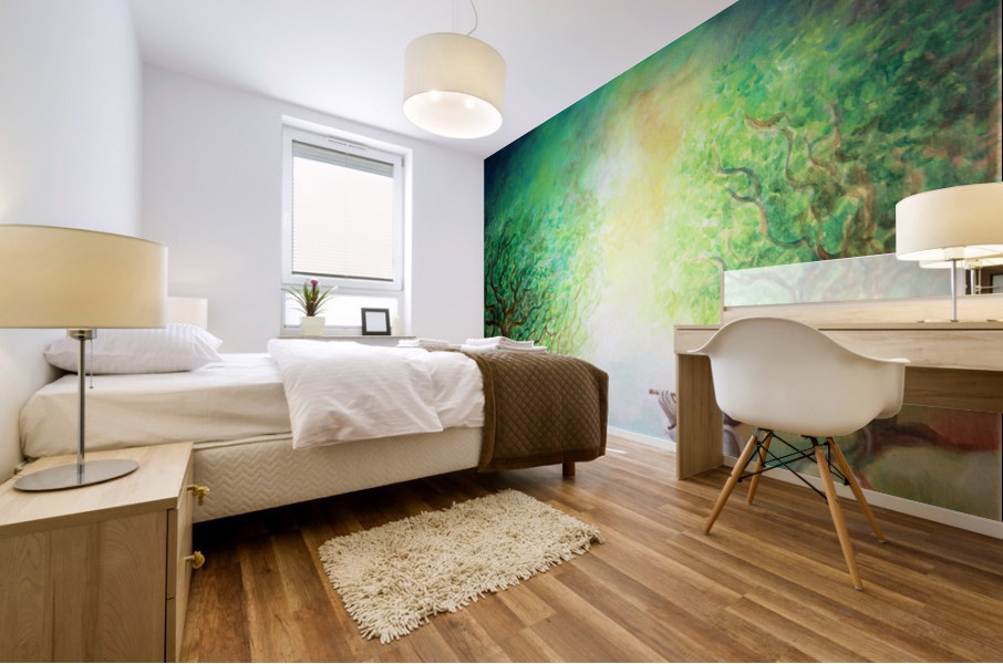 The shepherd Mural print