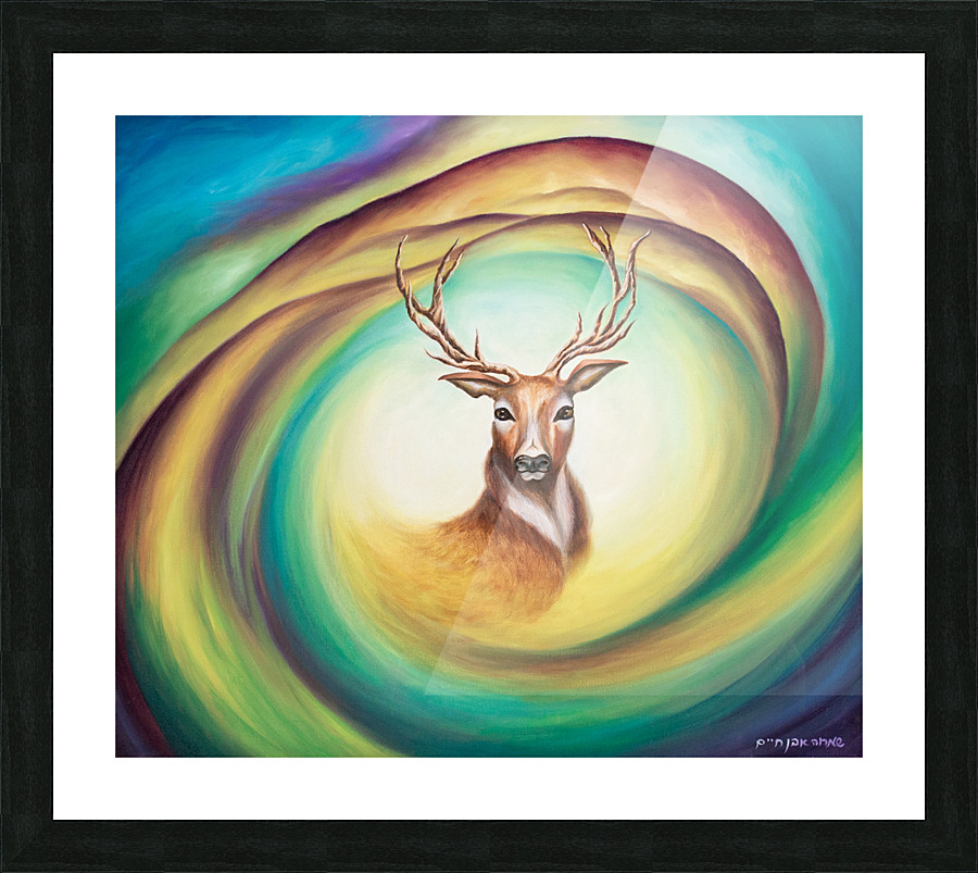 Deer Picture Frame print