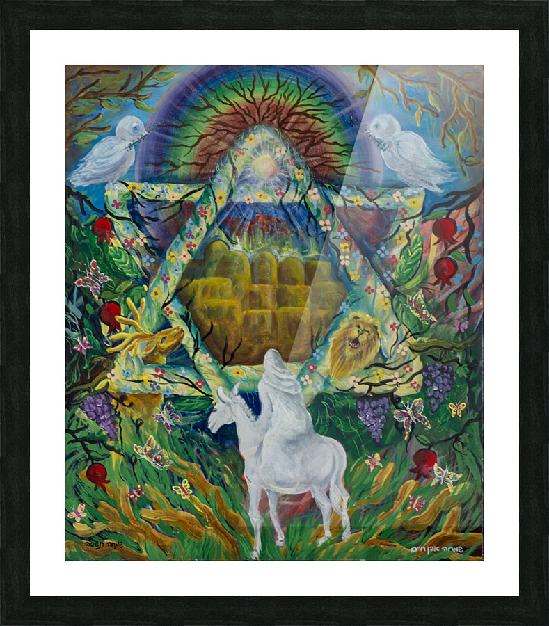 Magen David Picture Frame print