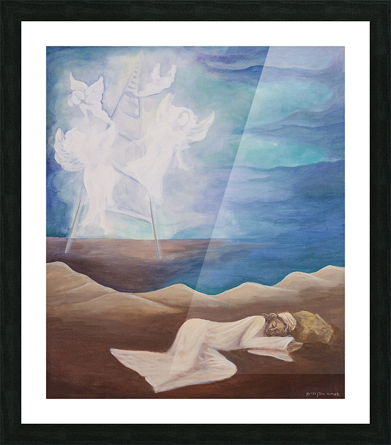 YaakobS Ladder Picture Frame print