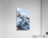 Snow Melting River Acrylic Print