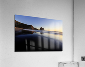 Black Sand Beach Acrylic Print