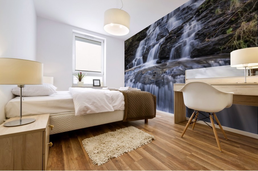 Trahlyta Waterfall Mural print