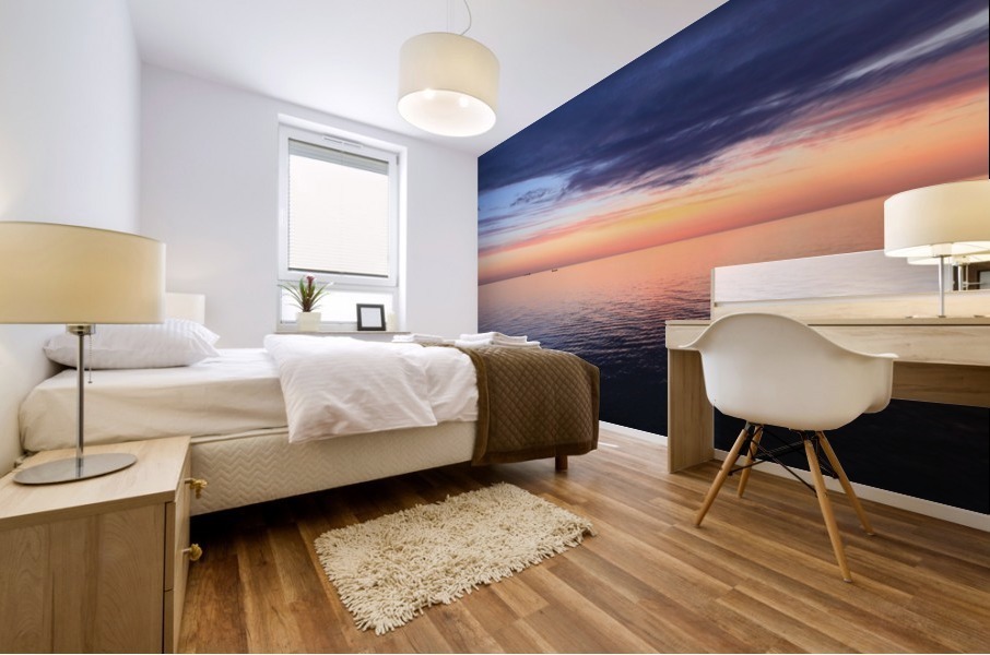 Baltic Sea Sunset Mural print