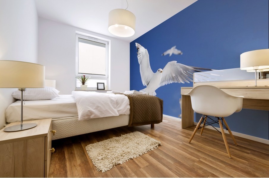 Seagulls Mural print