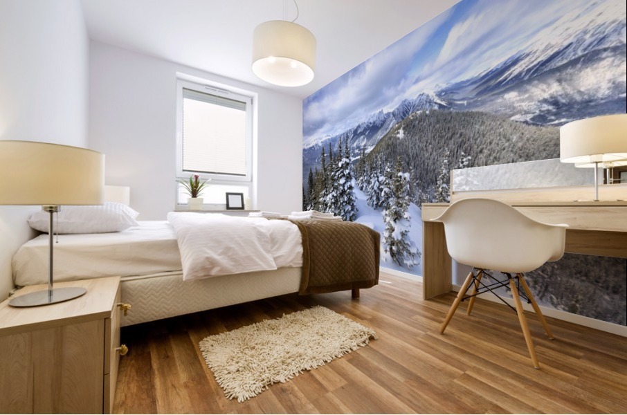 Sulphur Mountain Mural print