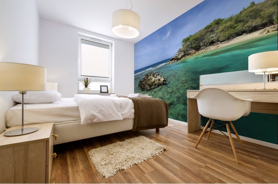 Caribbean Beach Mural print