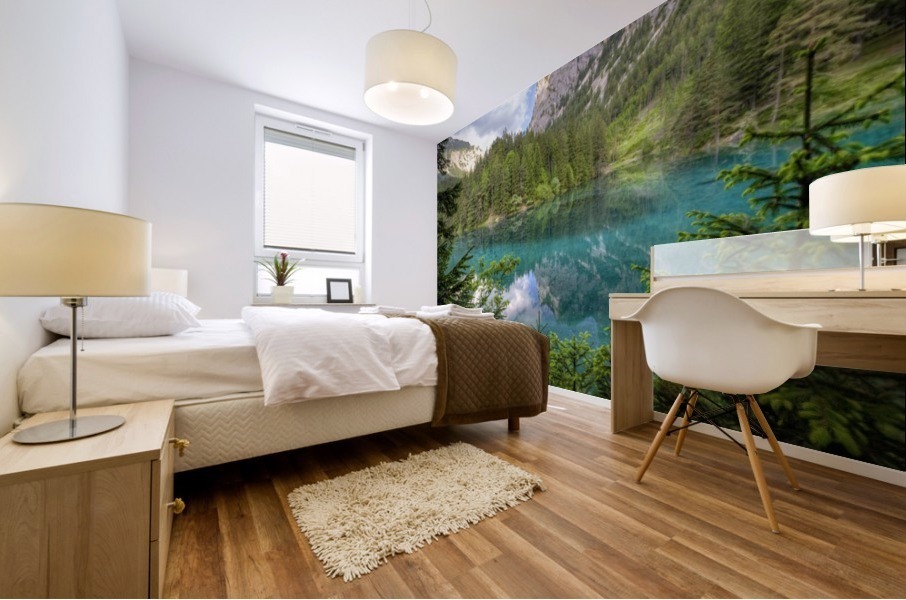 The Green Lake Mural print
