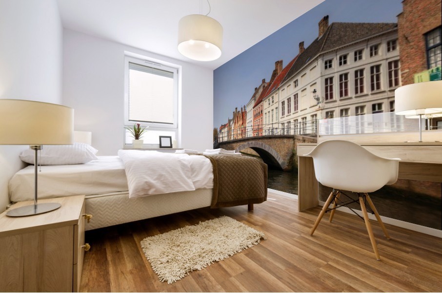 Bruges Bridges Mural print