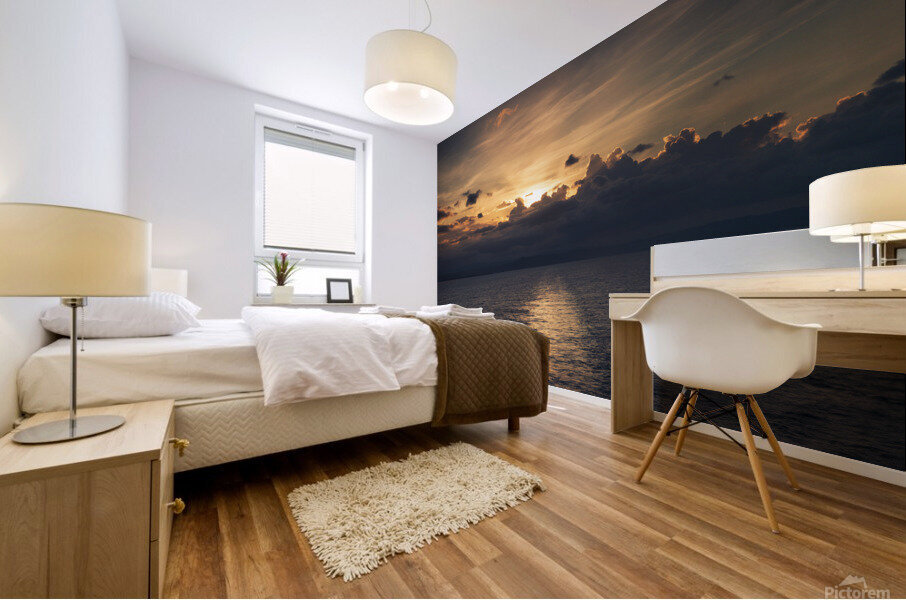 Naples Sunset Mural print
