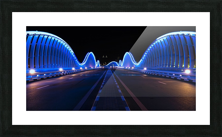 Meydan Bridge Picture Frame print