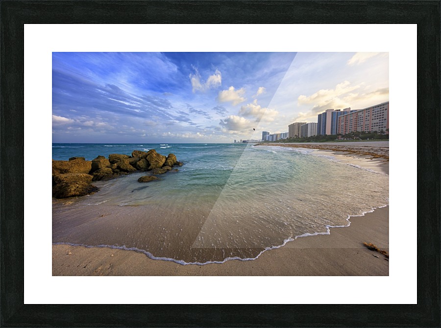 Miami Beach Picture Frame print