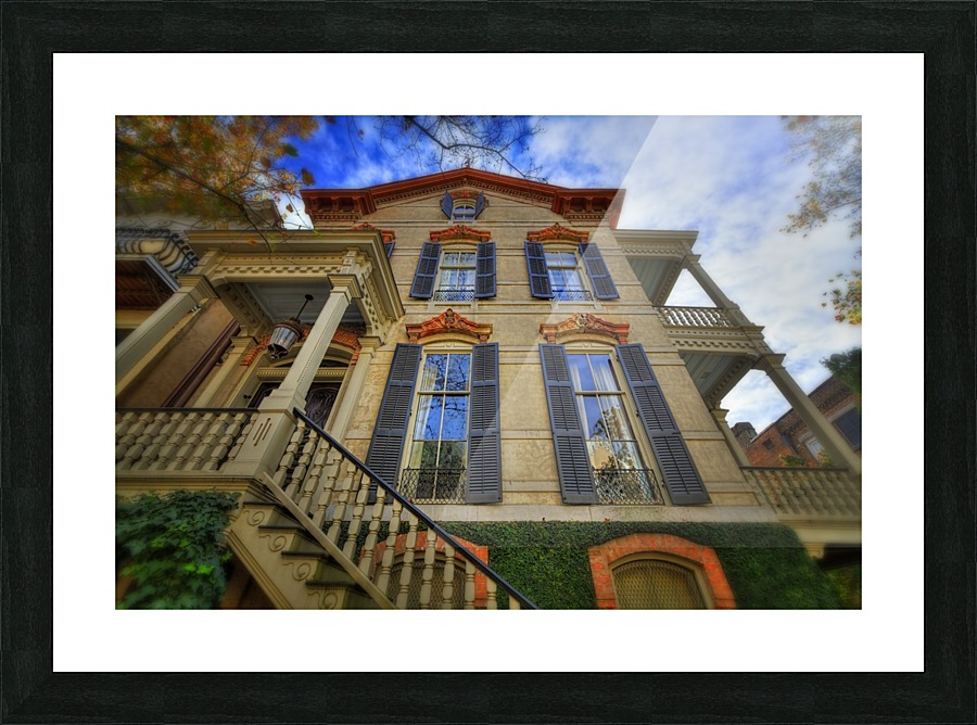 Victorian House Picture Frame print