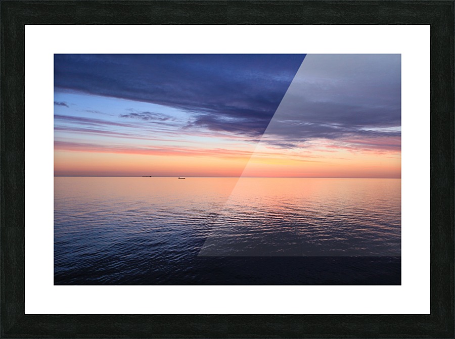 Baltic Sea Sunset Picture Frame print