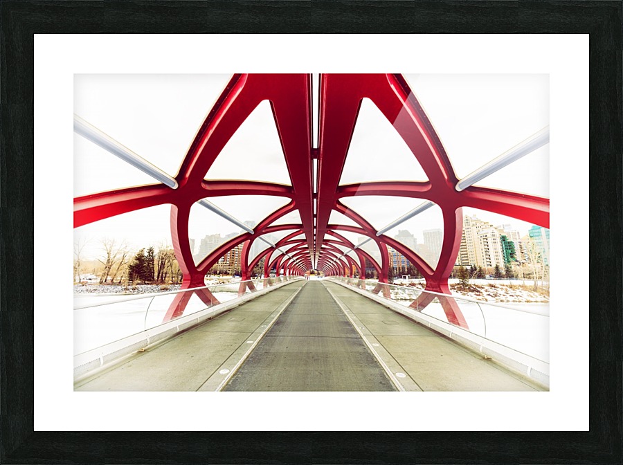 Peace Bridge Picture Frame print