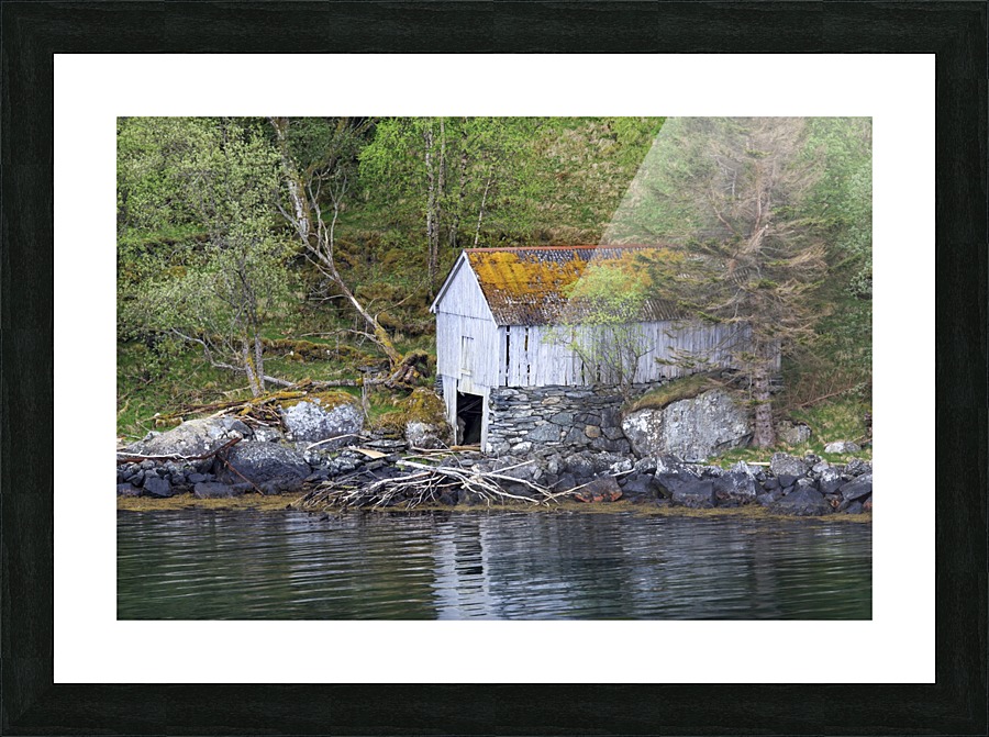 Abandoned Hut Picture Frame print