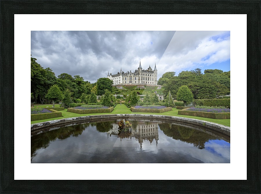 Dunrobin Castle Reflection Picture Frame print