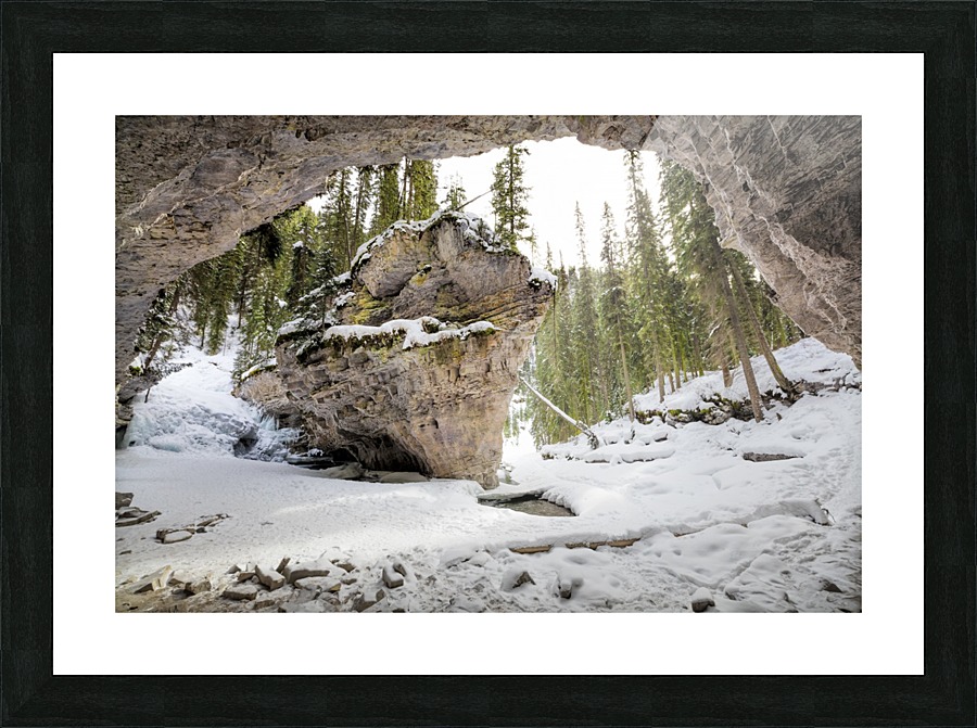 Johnston Canyon Cave Picture Frame print