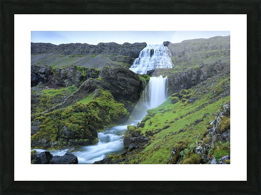 Dynjandi Waterfall Picture Frame print