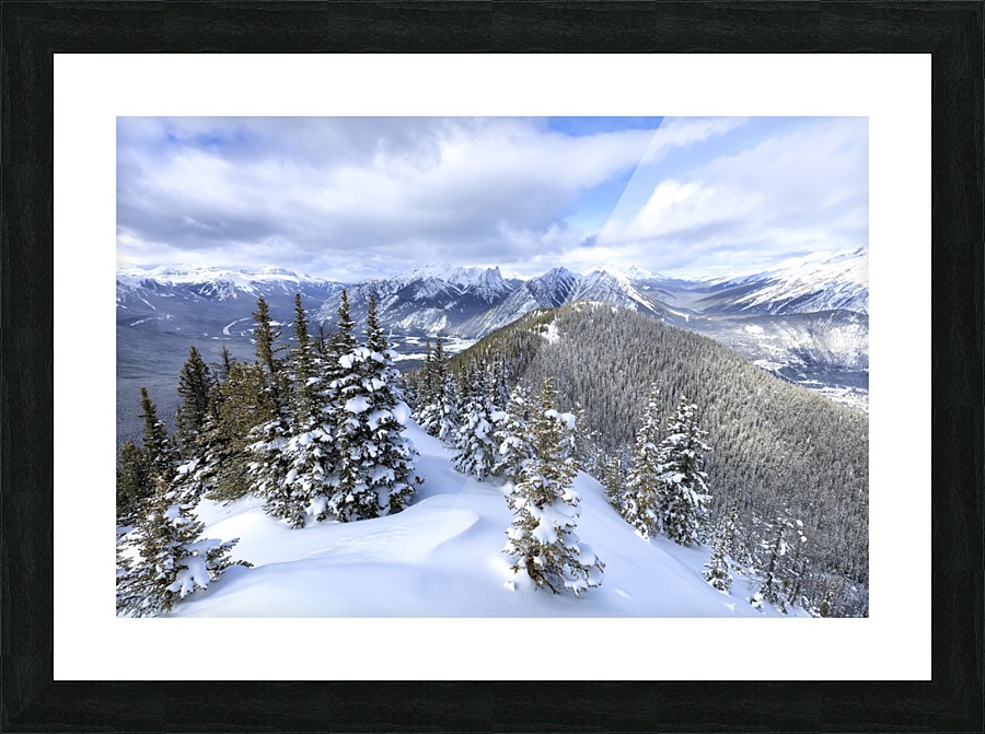 Sulphur Mountain Picture Frame print