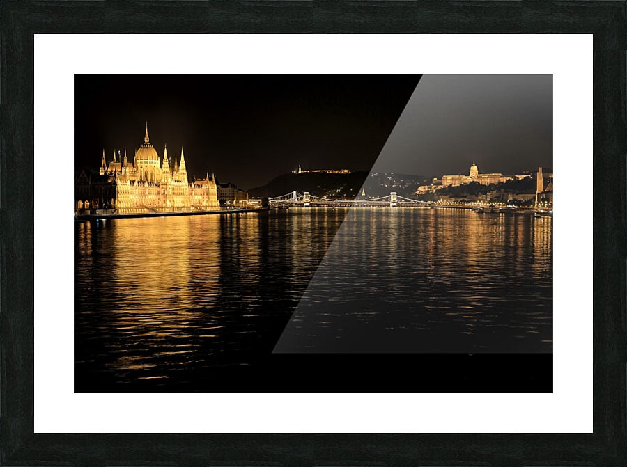 Budapest Reflections Picture Frame print