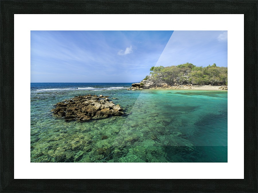 Caribbean Beach Picture Frame print