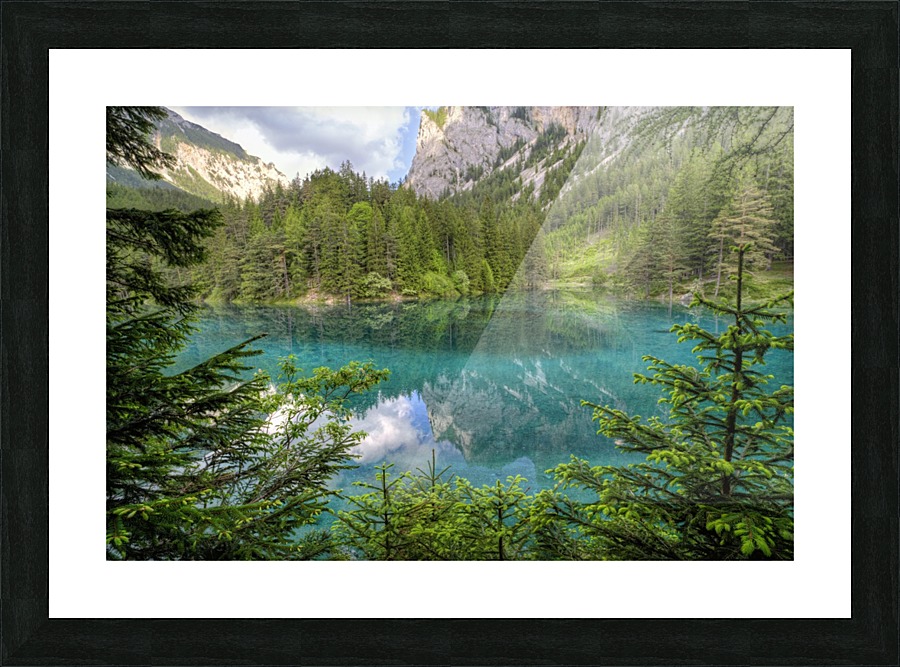 The Green Lake Picture Frame print